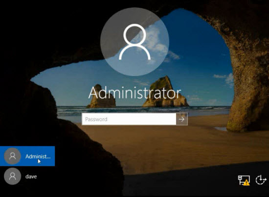 Forgot Windows server 2016 administrator password